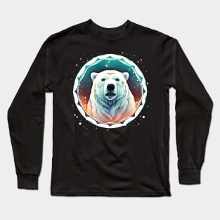 Polar Bear in Ornament, Love Bears Long Sleeve T-Shirt